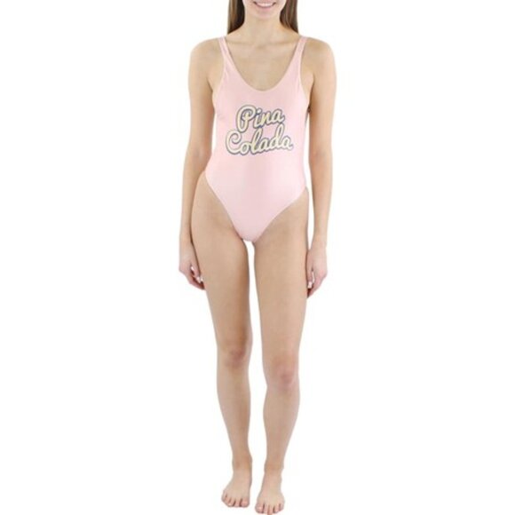 NWT [Charlie Holiday] Pina Colada Graphic High-Cut One-Piece Swimsuit Women's 2 - Picture 3 of 8